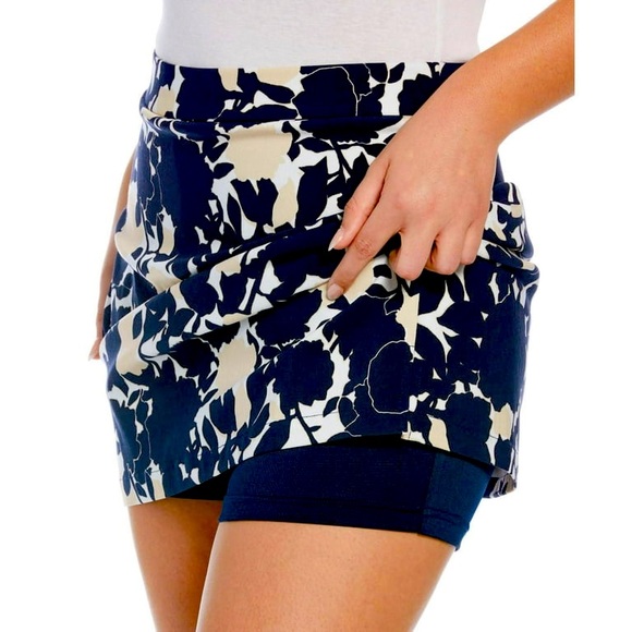 Rafaella Women's Wide Waistband Stretch Pull-On Style Skort (Black, S) NWOT - Picture 1 of 4